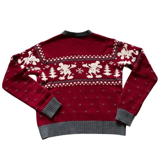 Disney Mickey Mouse Wool Blend Christmas/Holiday Sweater Size Small Unisex - Picture 2 of 7
